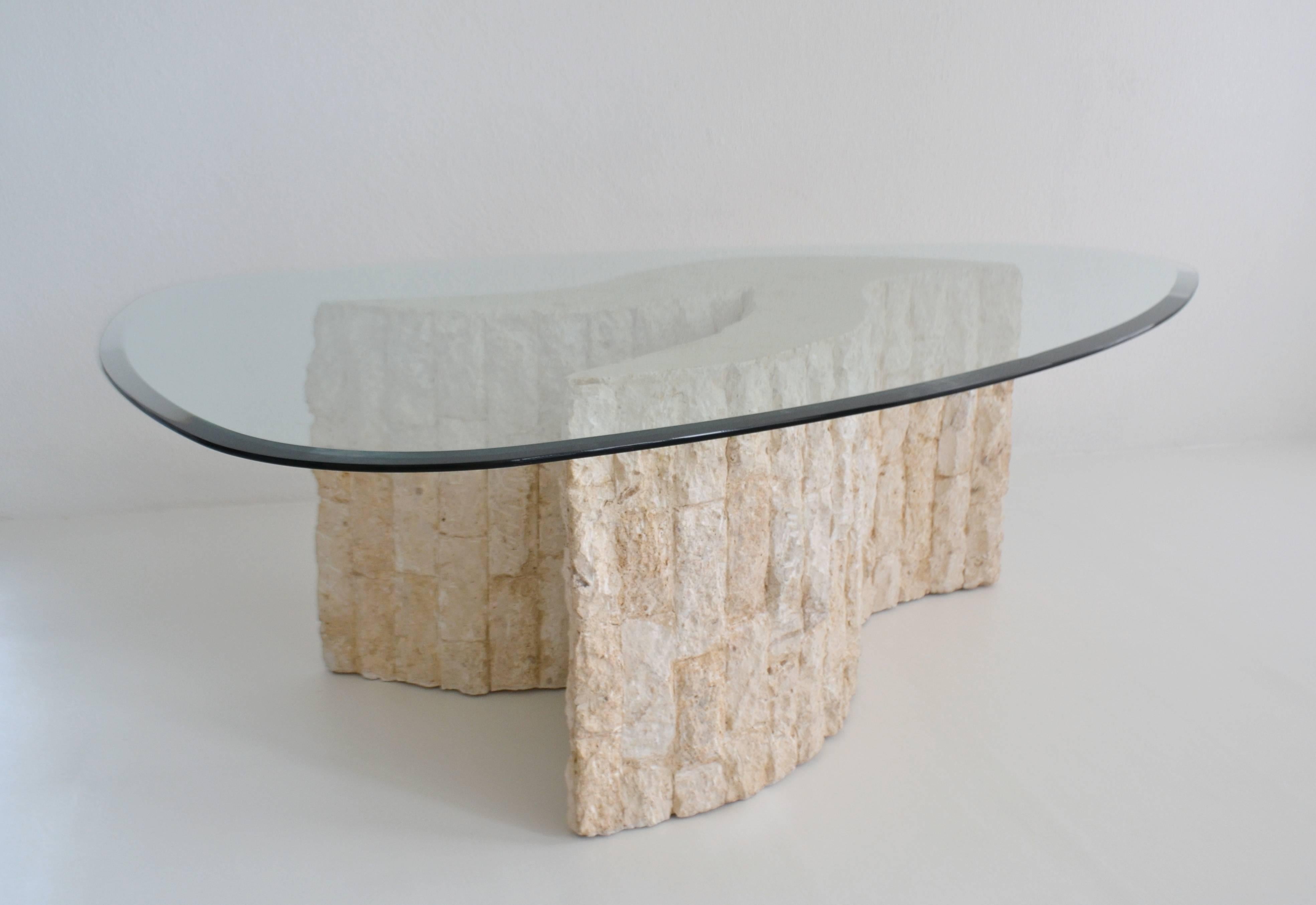 Philippine Postmodern Tessellated Marble Coffee or Cocktail Table