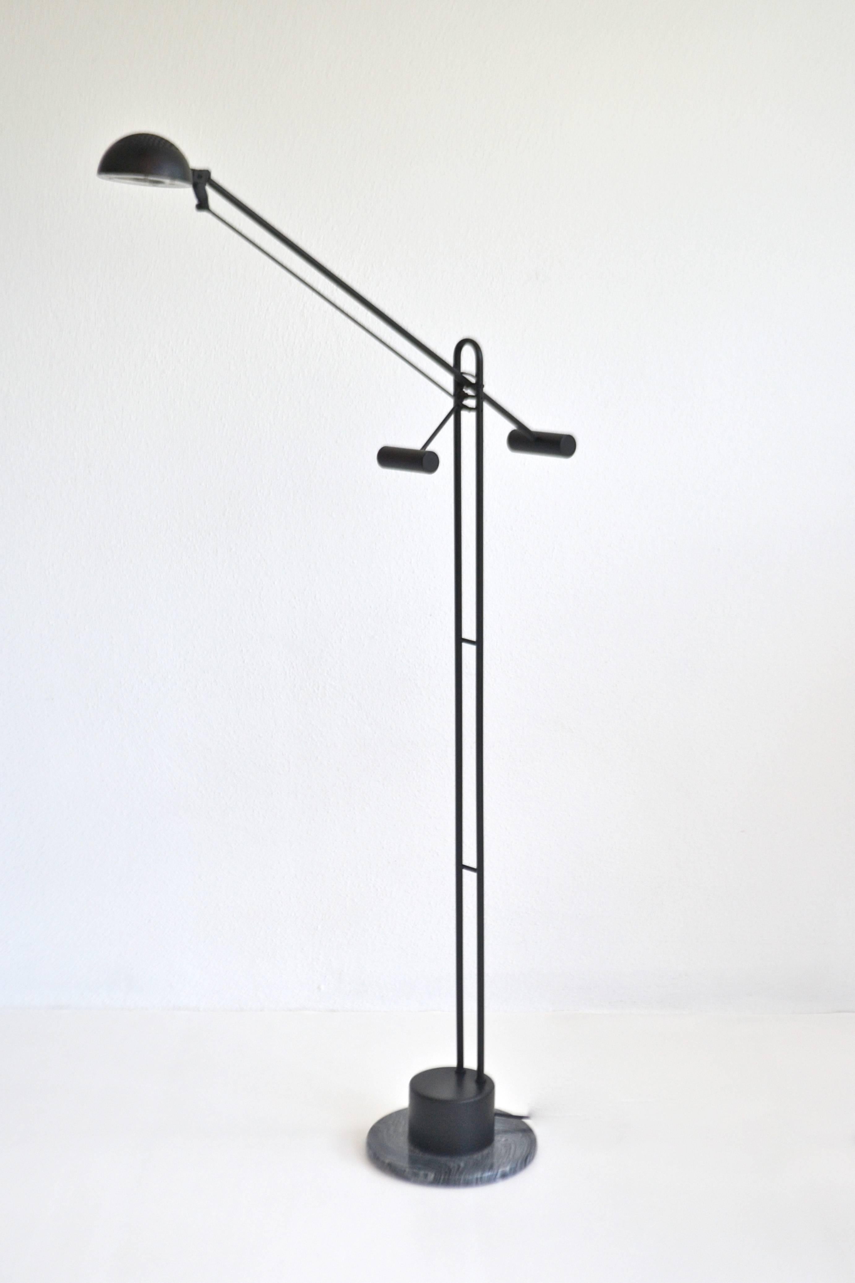 Postmodern Articulated Crane Form Floor Lamp 1