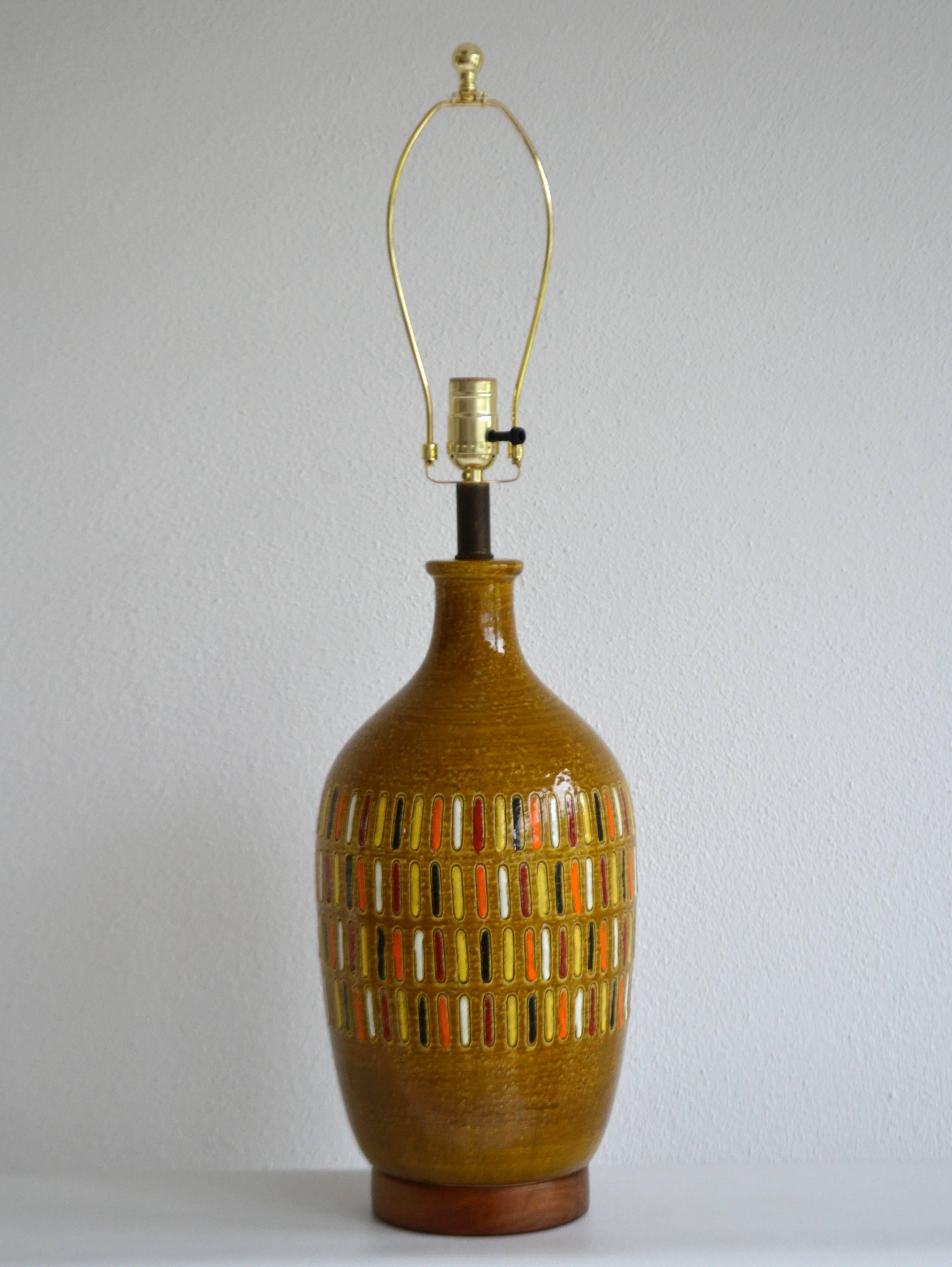 italian ceramic table lamps