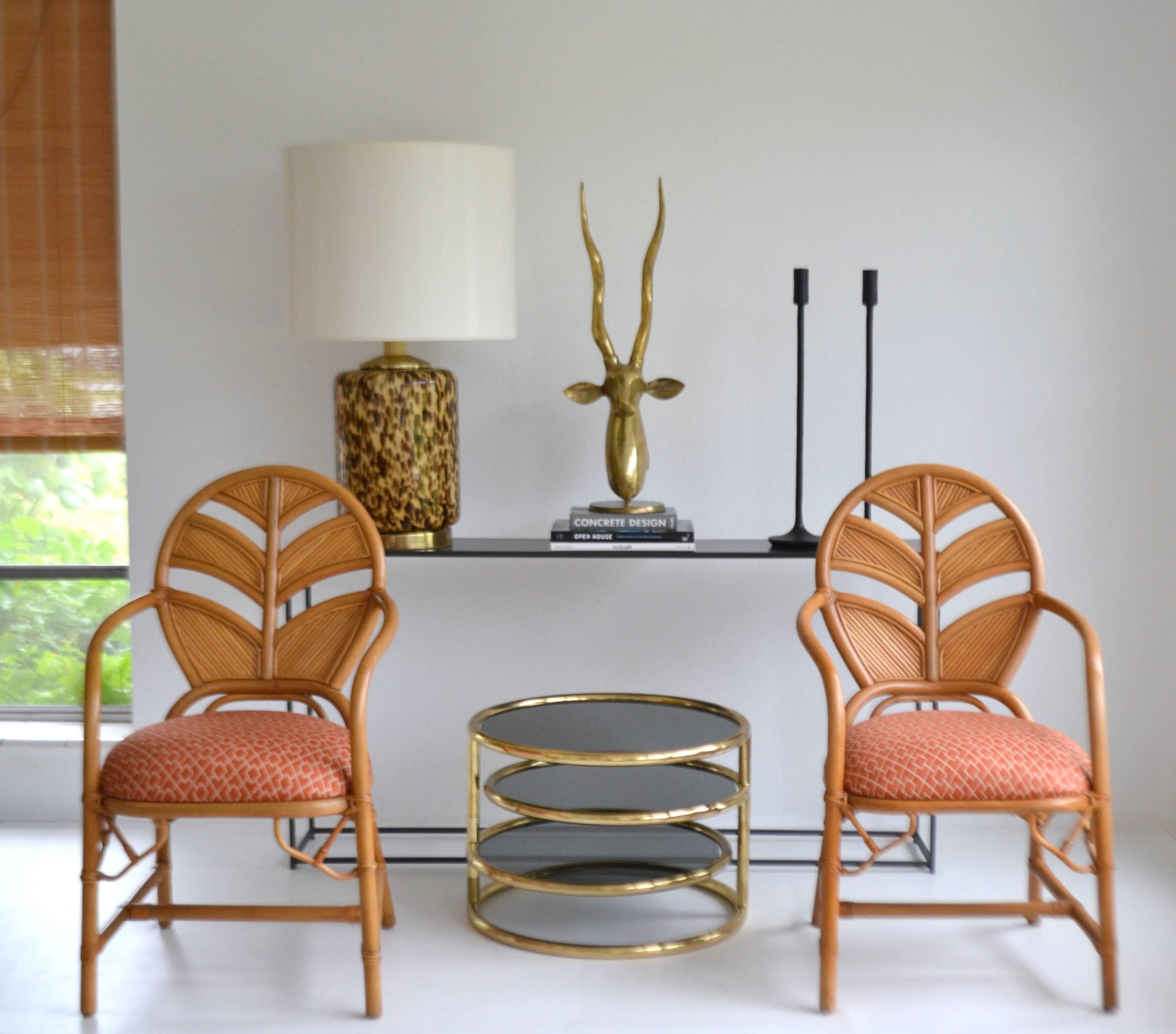 Midcentury Italian Glass Table Lamp 1