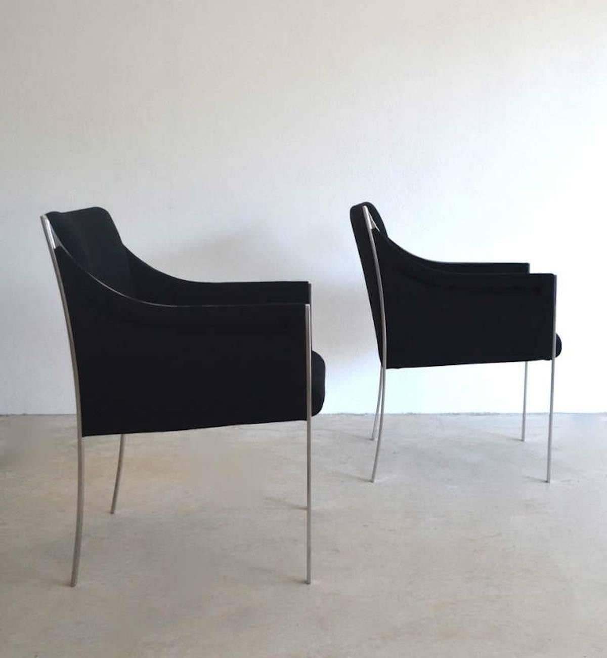 Pair of Midcentury Occasional Chairs or Lounge Chairs by Jens Risom (Moderne der Mitte des Jahrhunderts)