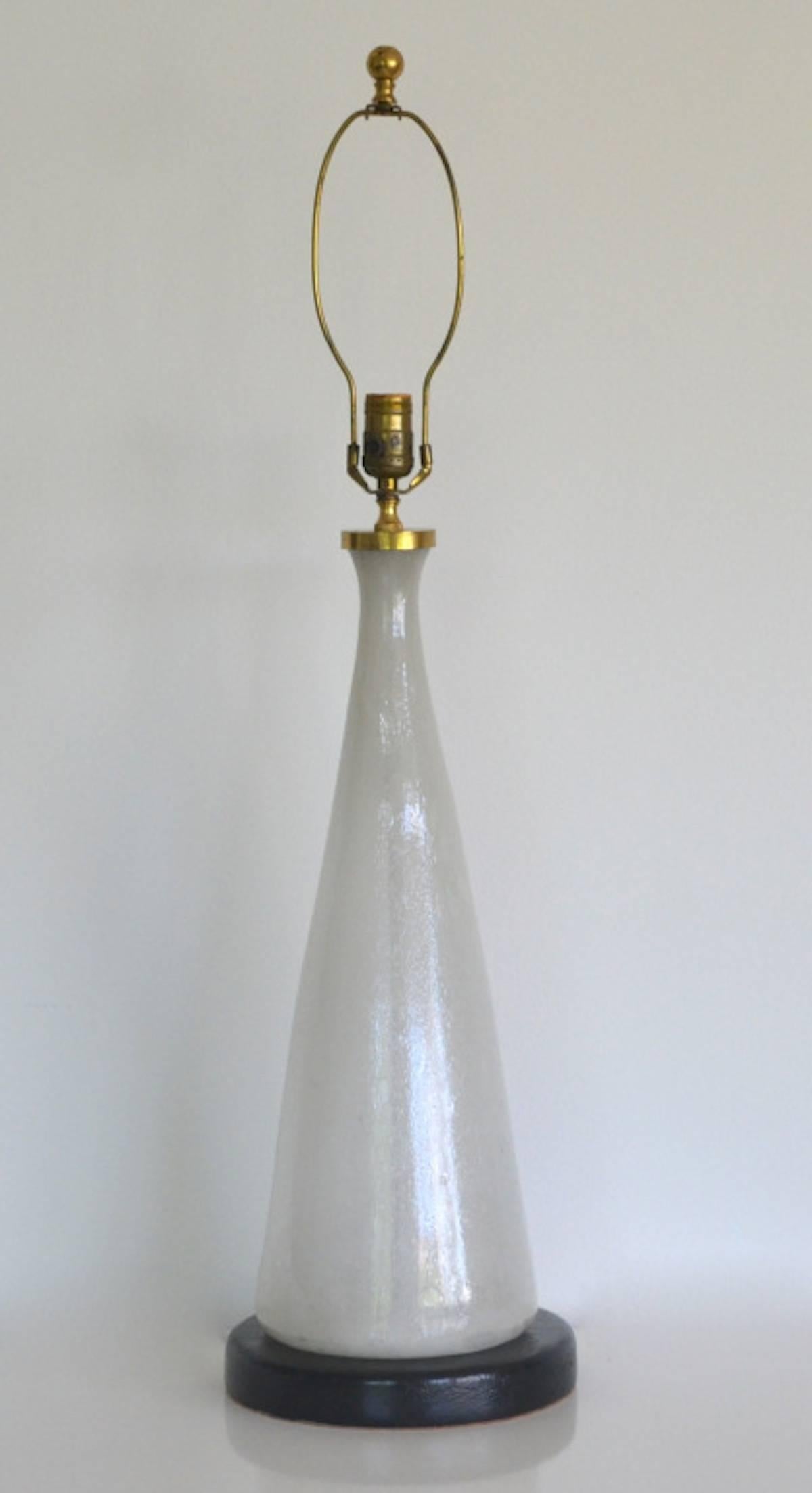 Mid-Century Modern Midcentury Italian Blown Glass Table Lamp For Sale