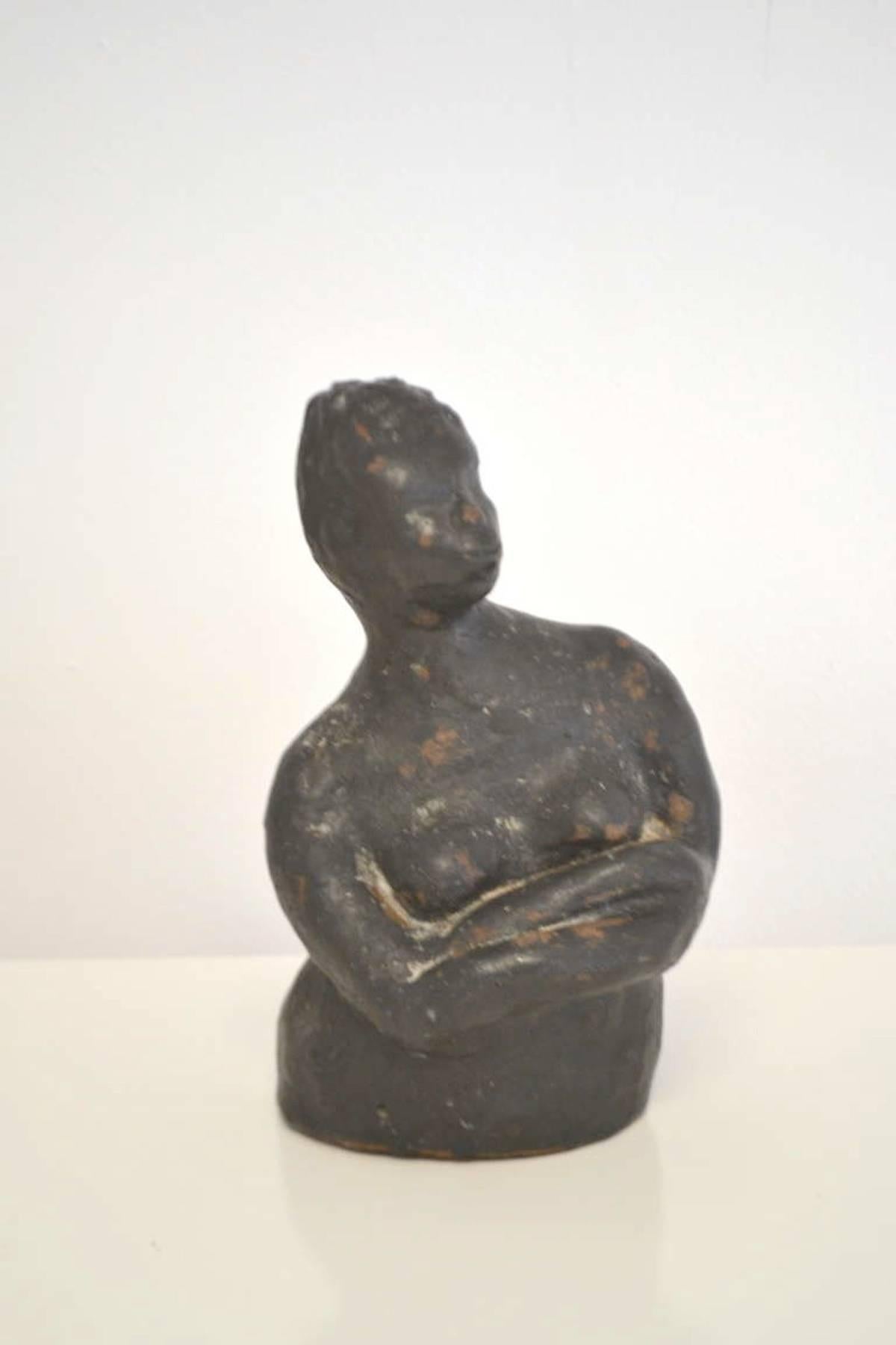 Mid-Century Modern Midcentury Hand Thrown Sculpture For Sale