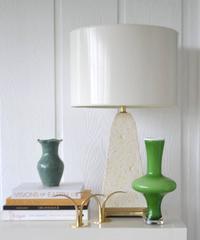 Midcentury Italian Blown Glass Sculptural Form Vase