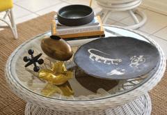 Postmodern Hand Thrown Ceramic Decorative Bowl or Platter