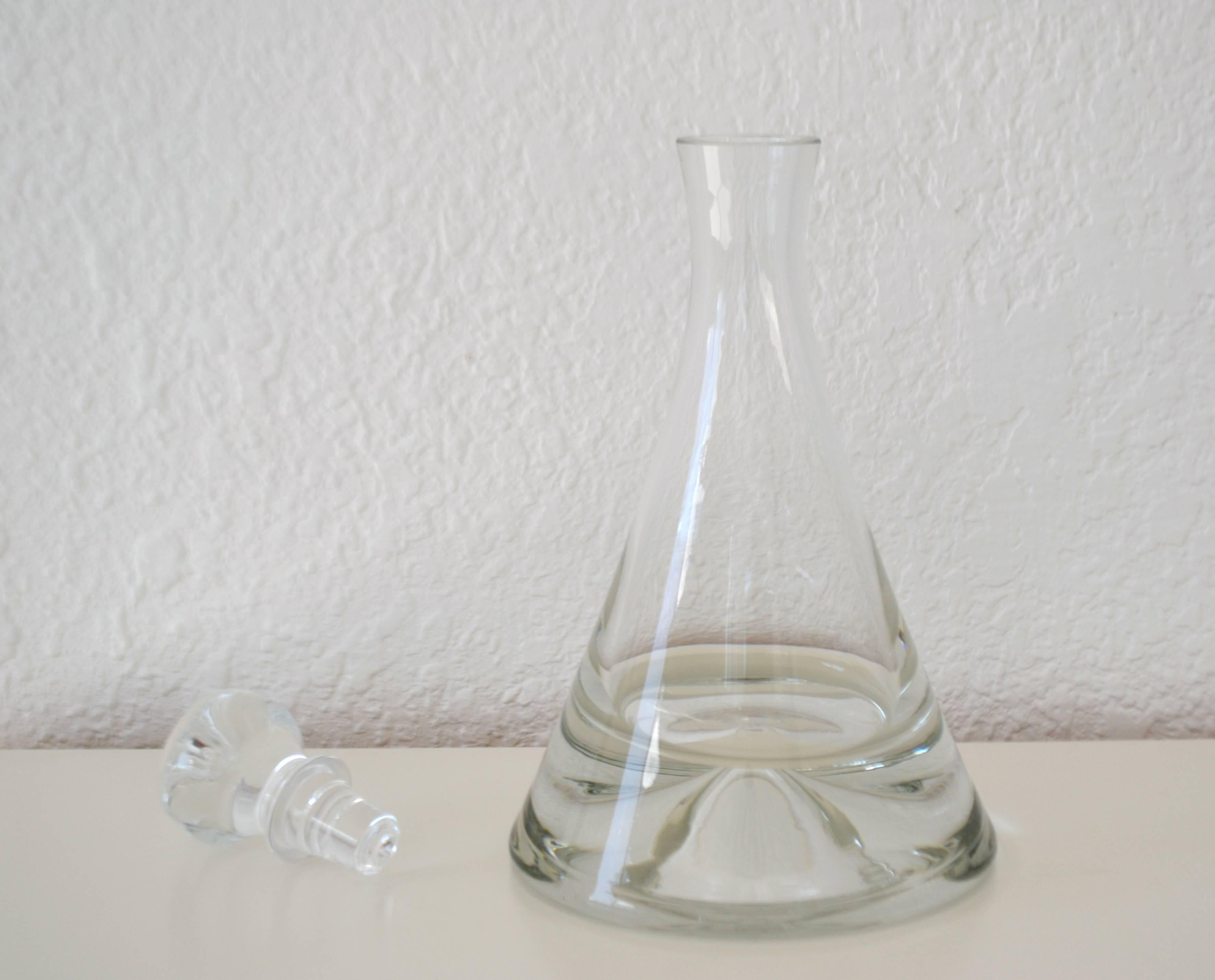 Italian Mid-Century Decanter In Excellent Condition In West Palm Beach, FL