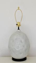 Mid-Century Crackle Glazed Ceramic Table Lamp