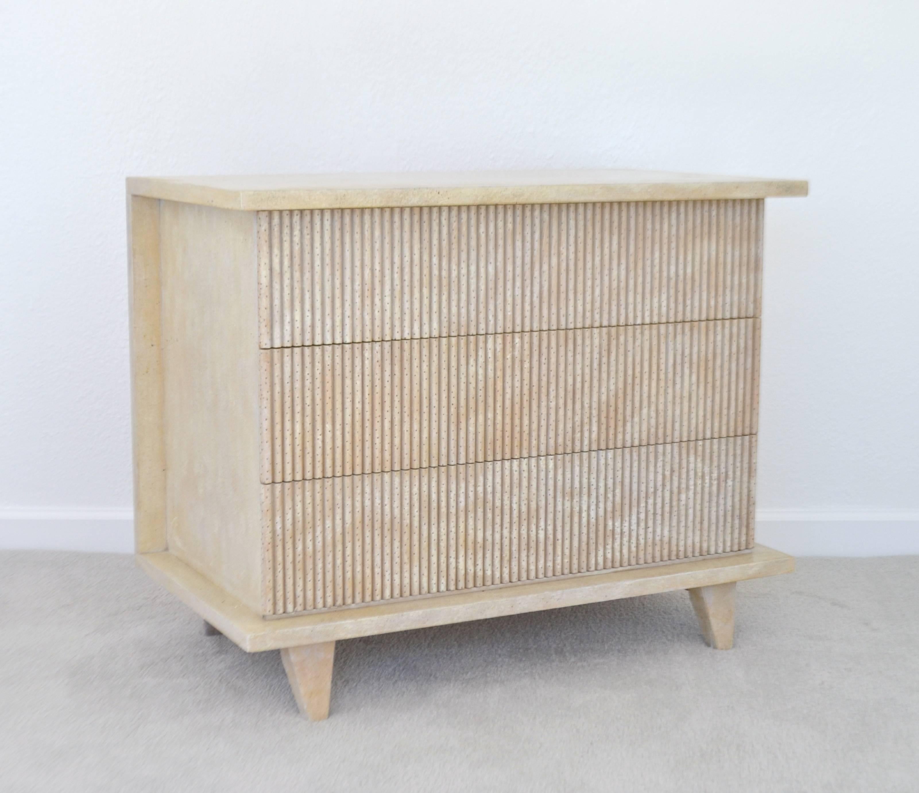 Mid-Century Modern Mid-Century Cerused Chest For Sale
