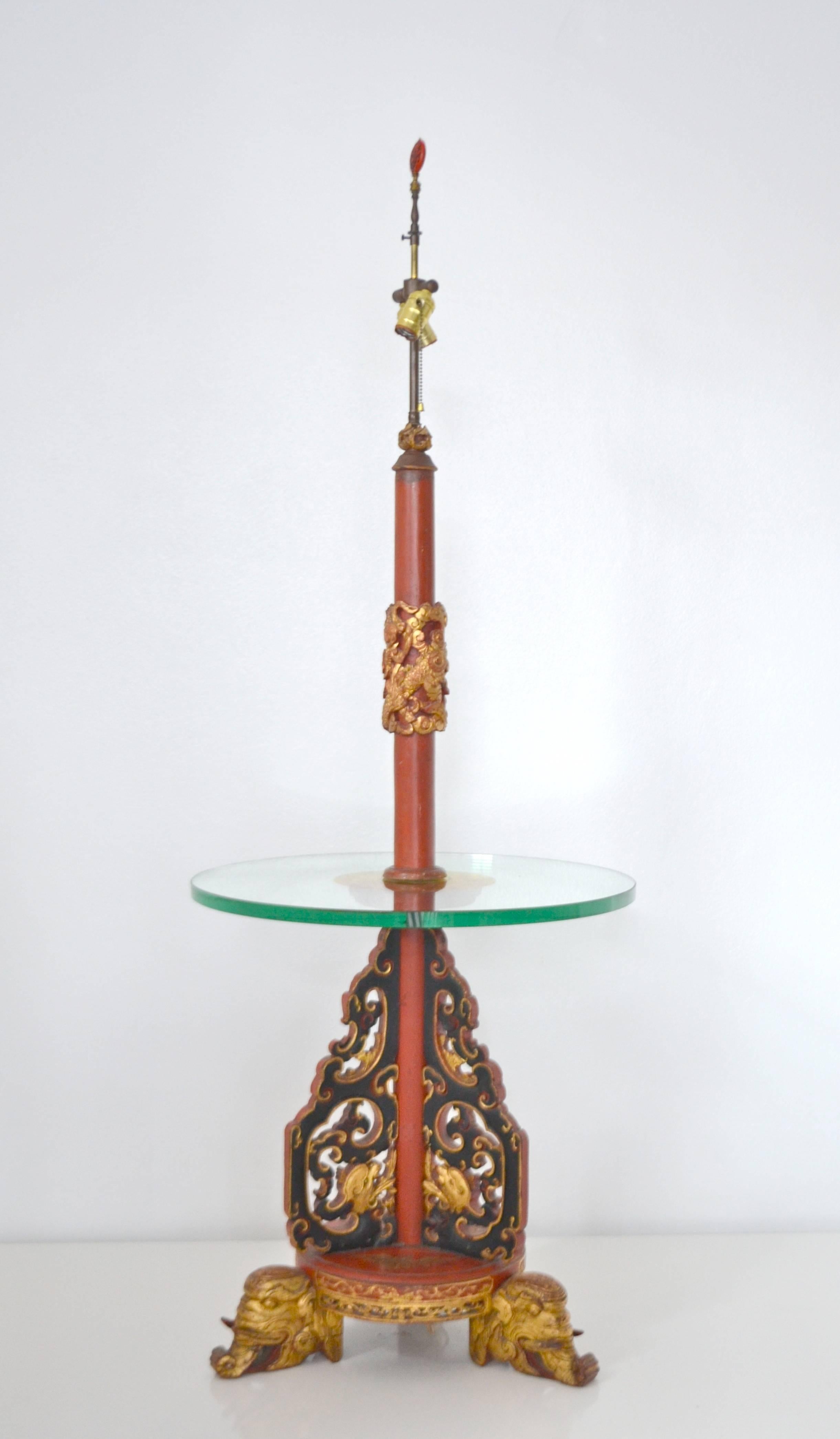 hollywood regency floor lamp