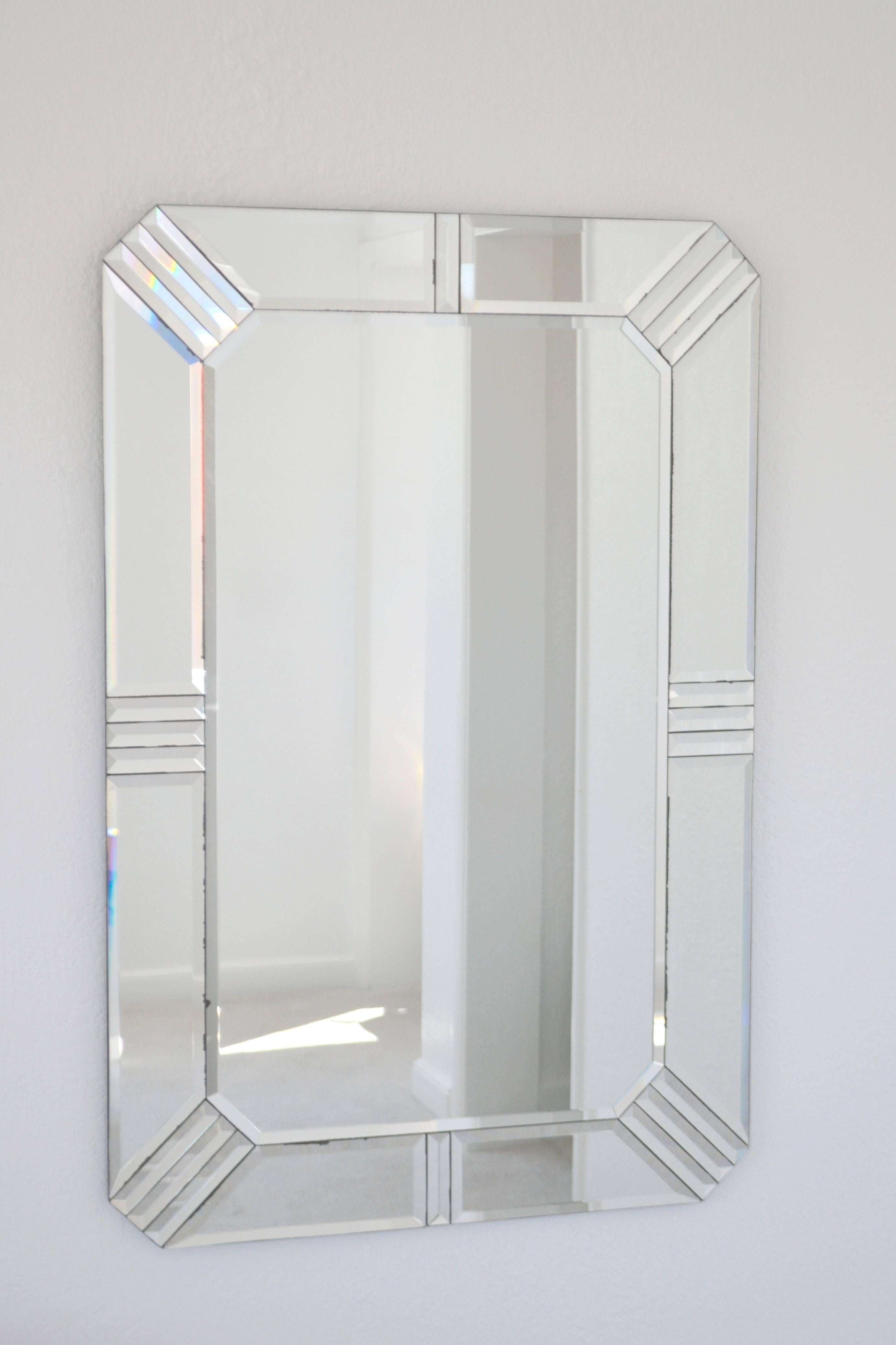 Mid-Century Modern Mid-Century Rectangular Wall Mirror