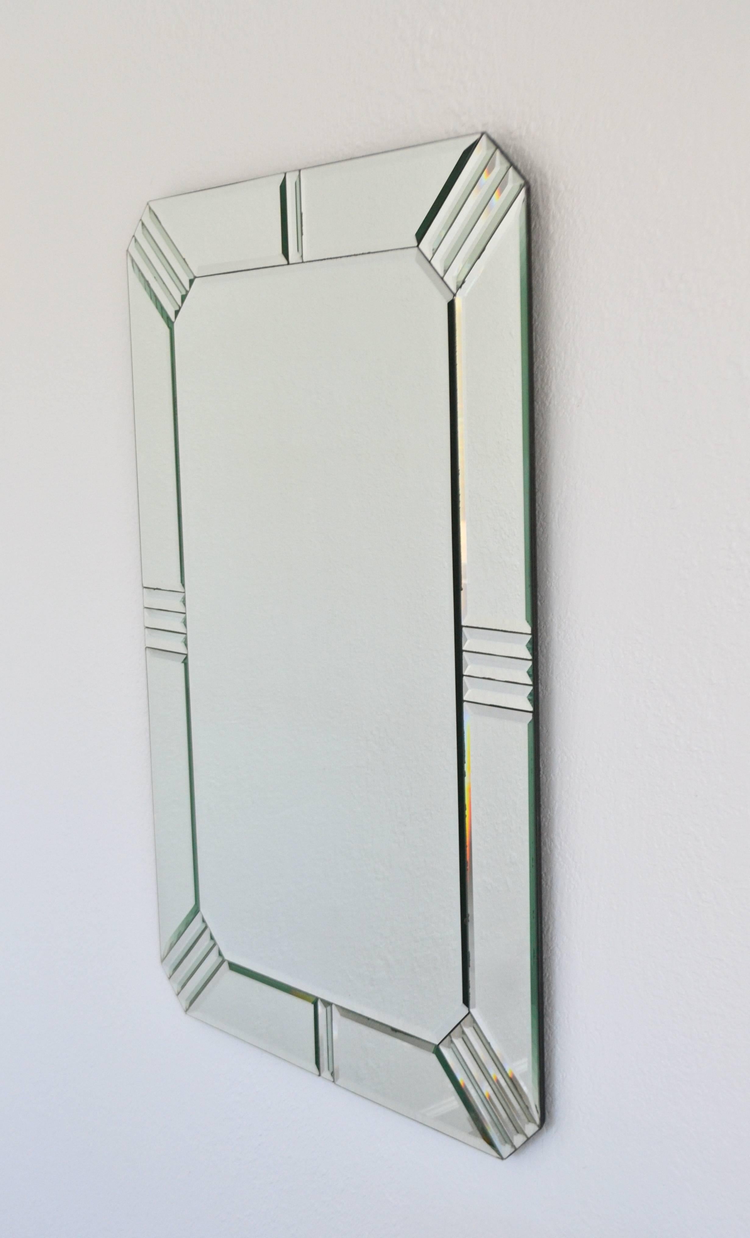 Mid-20th Century Mid-Century Rectangular Wall Mirror