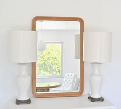Midcentury Teak Wall Mirror