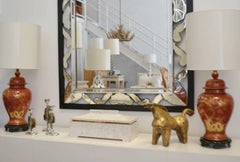 Hollywood Regency Style Tessellated Stone Box