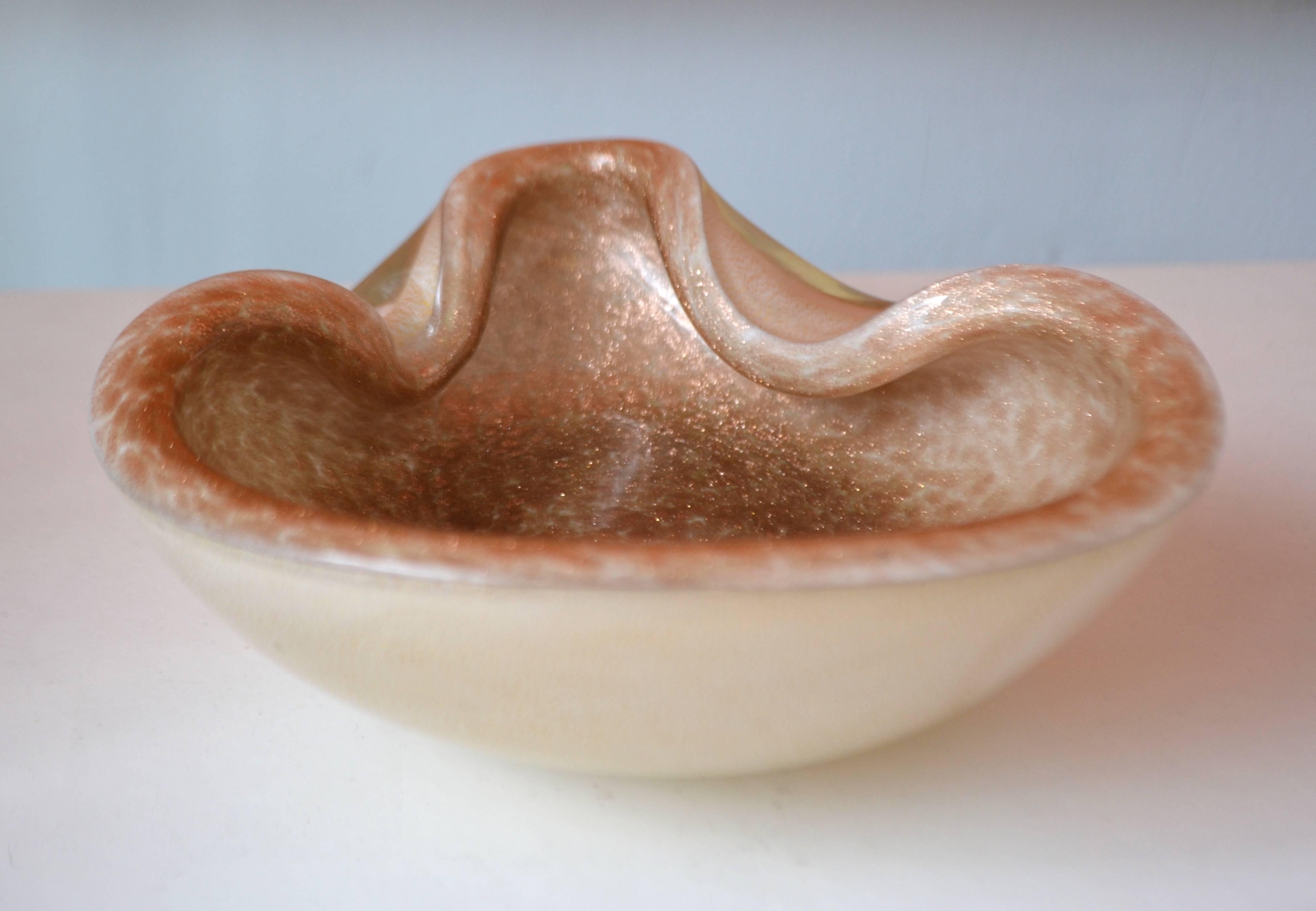 Mid-Century Modern Murano Glass Bowl
