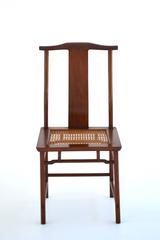 Set of Six Mid-Century High Back Dining Chairs