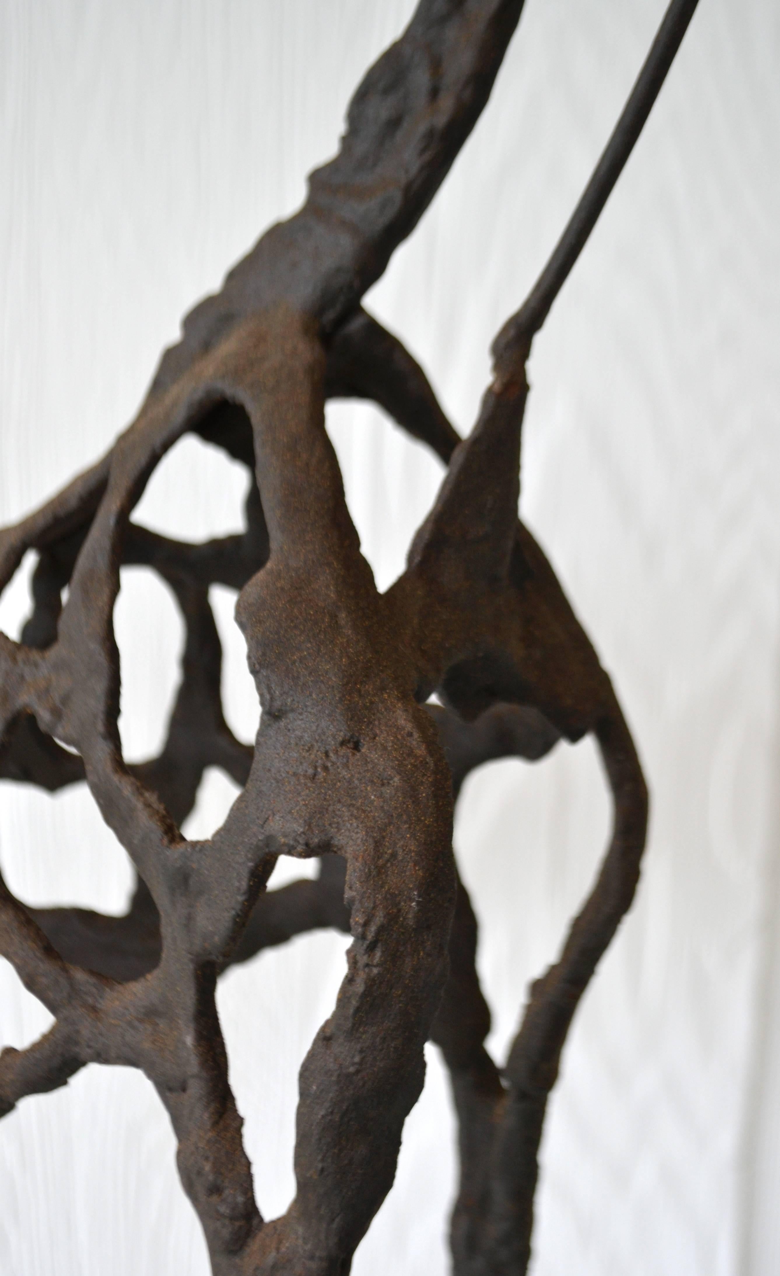 Mid-20th Century Brutalist Giraffe Form Sculpture For Sale