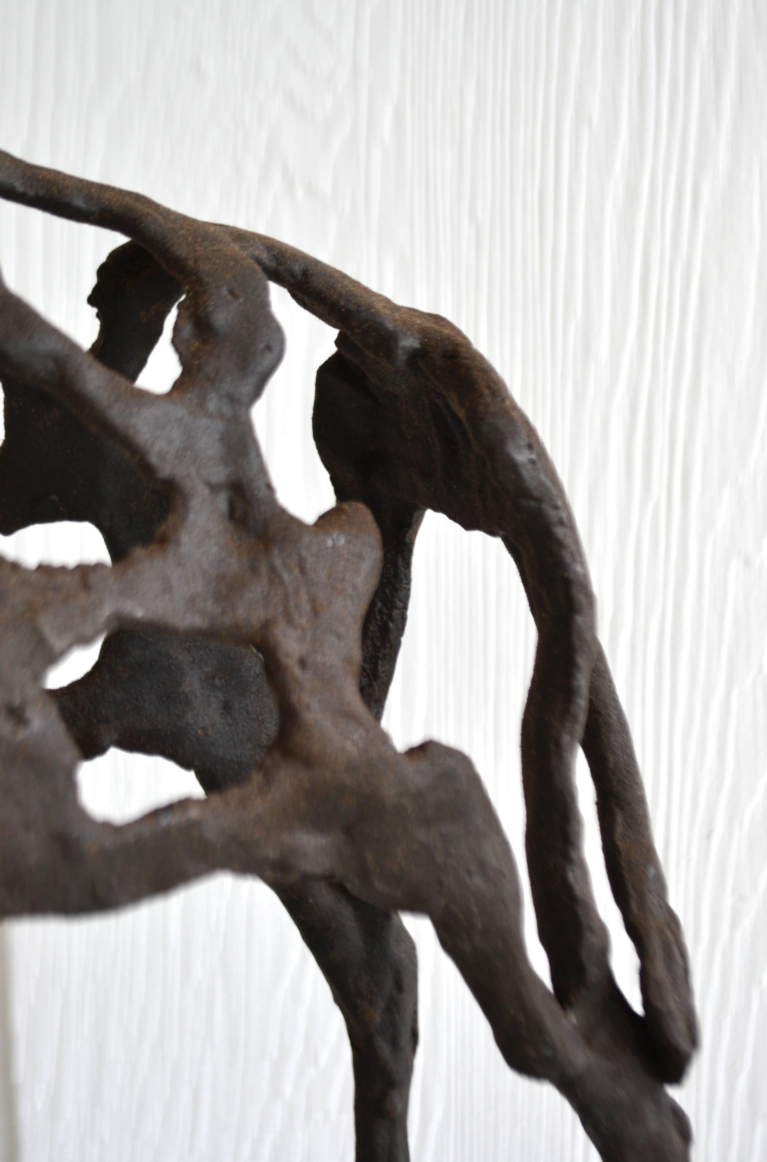 Brutalist Giraffe Form Sculpture For Sale 1