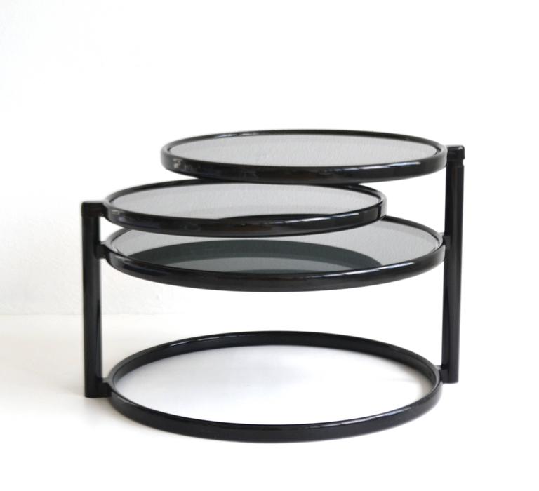 PostModern ThreeTier Articulating Side Table at 1stDibs