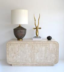 Woven Copper Basket Form Table Lamp