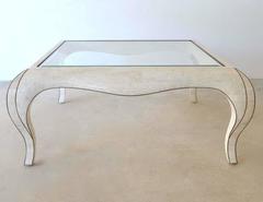 Hollywood Regency Marble Coffee Table