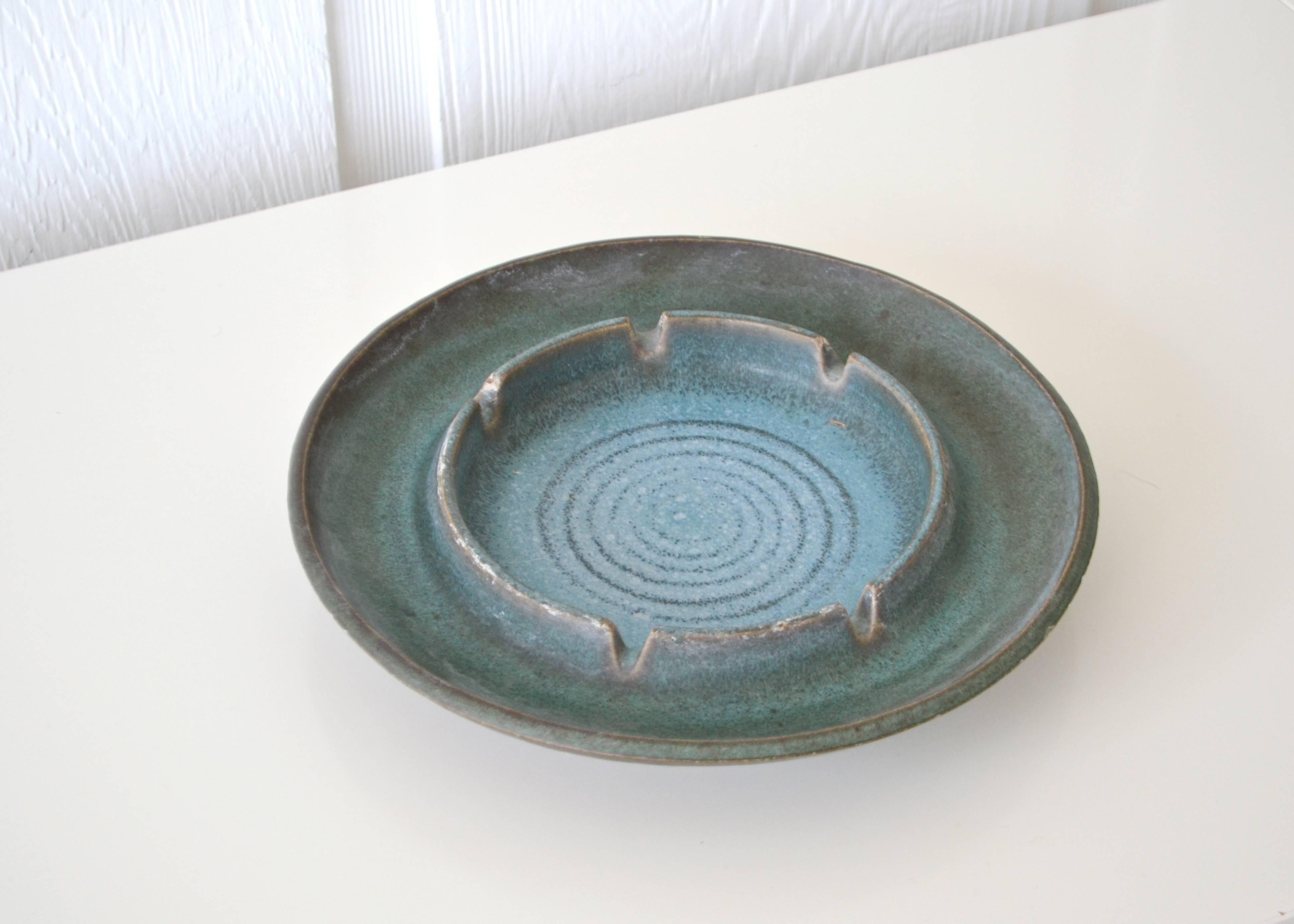 Mid-Century Modern Mid-Century Ceramic Tray by Robert Maxwell For Sale