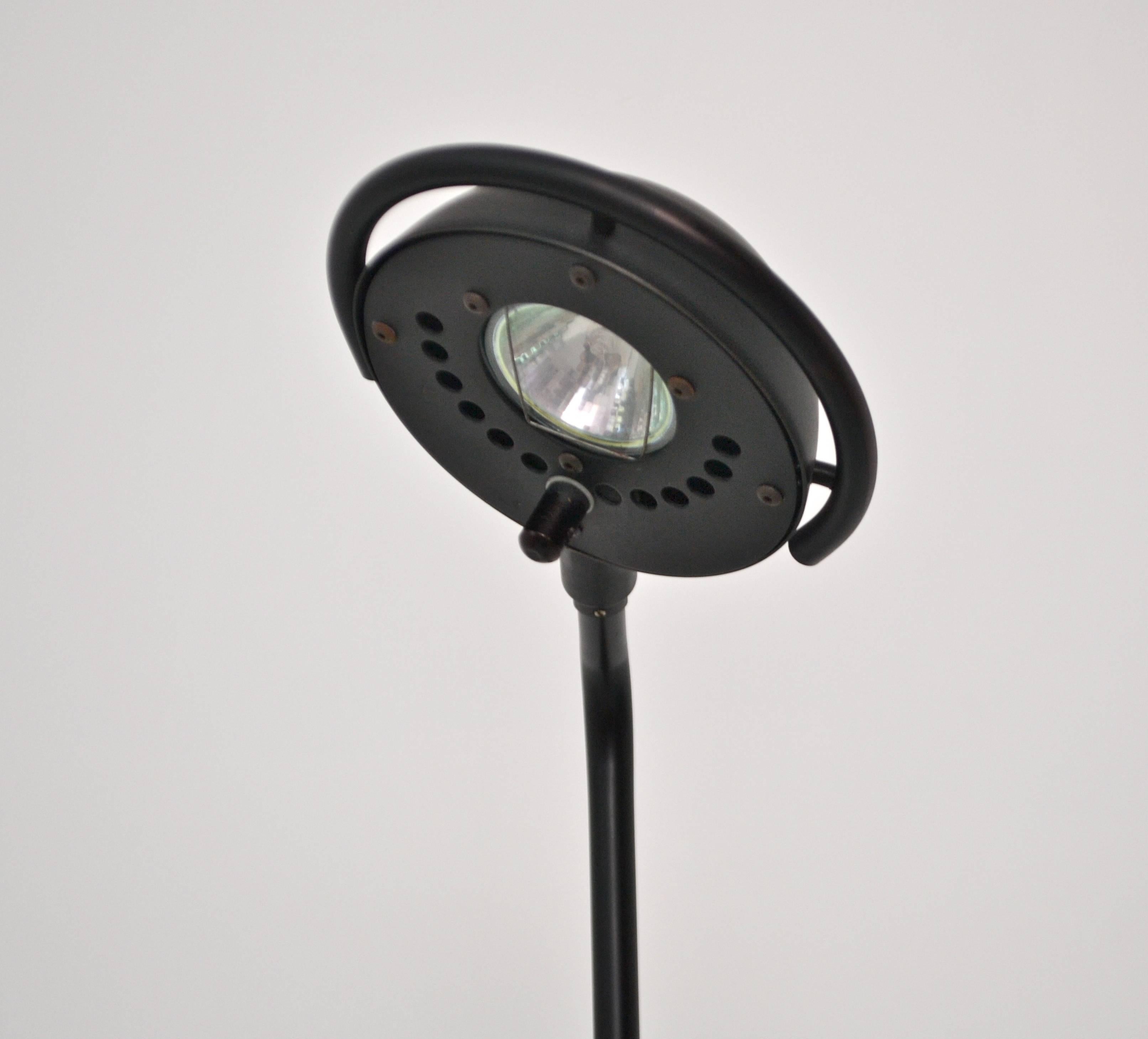 Metal Postmodern Italian Articulating Floor Lamp by Koch & Lowy
