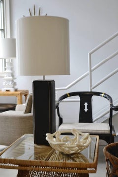 Pair of Leather Table Lamps