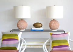 Pair of Midcentury Terracotta Table Lamps