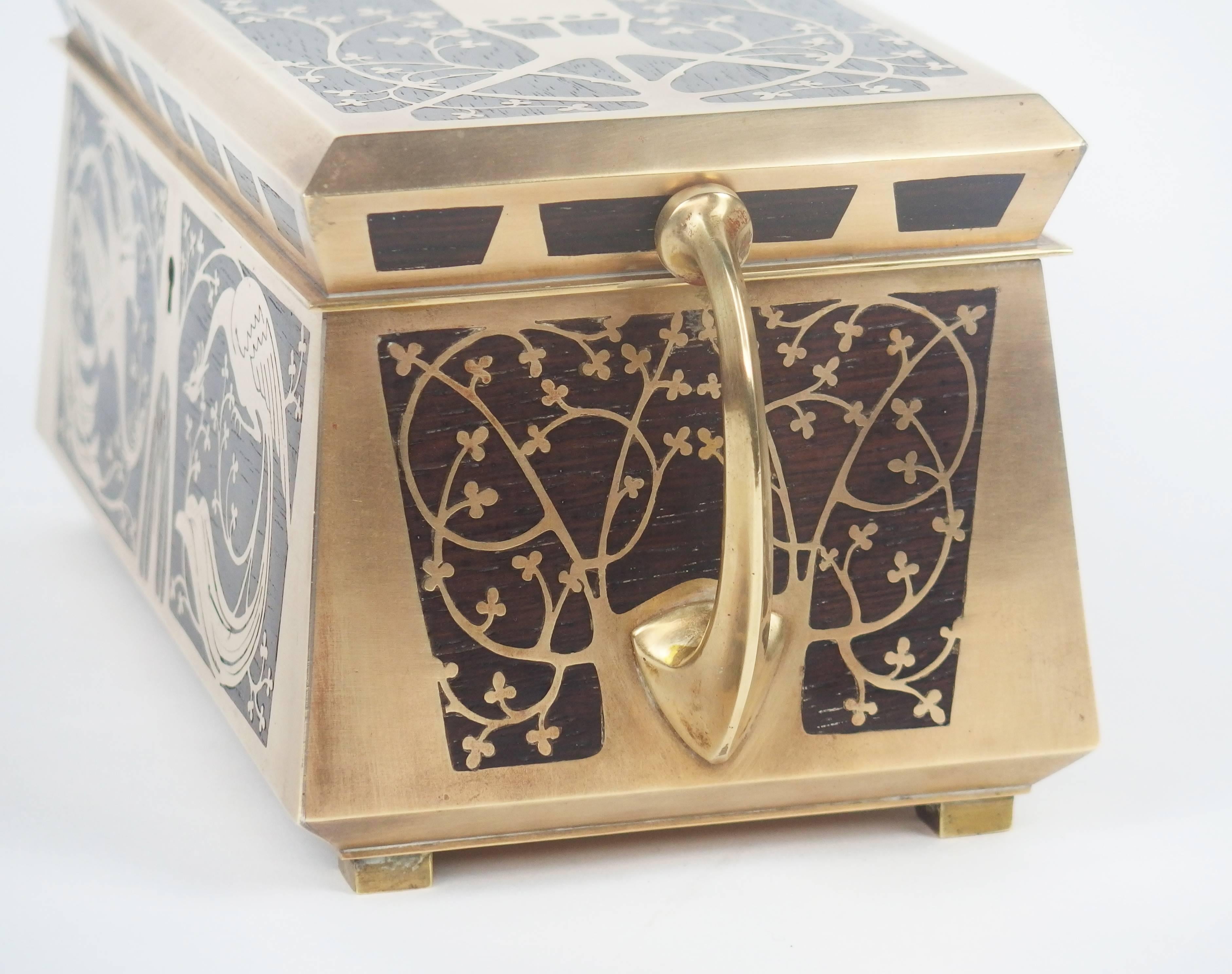 Jugendstil Jewelry Box by Erhard & Sohne 2