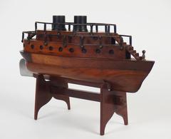Folk Art Boat Model