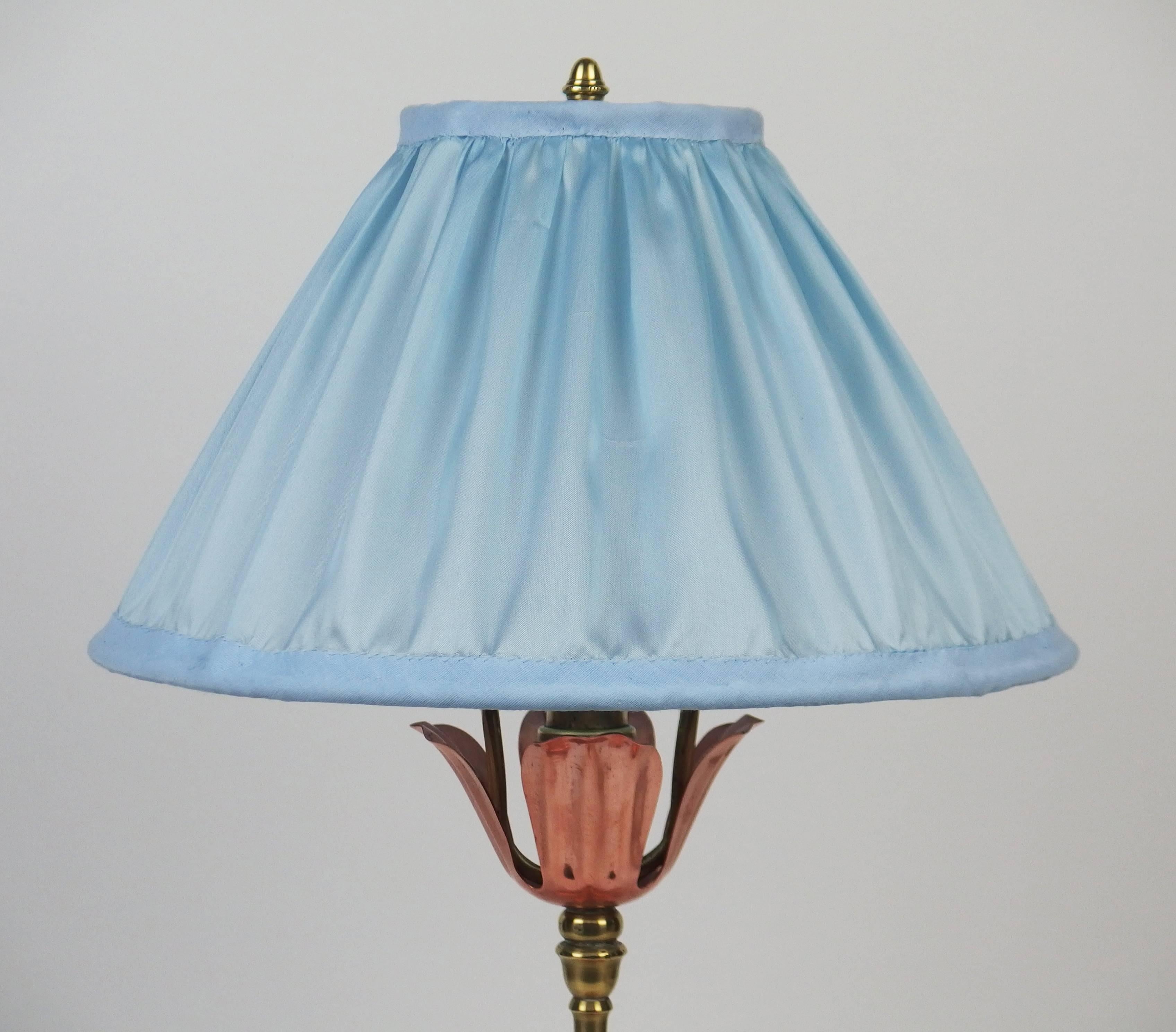 English Table Lamp by W.A.S Benson For Sale