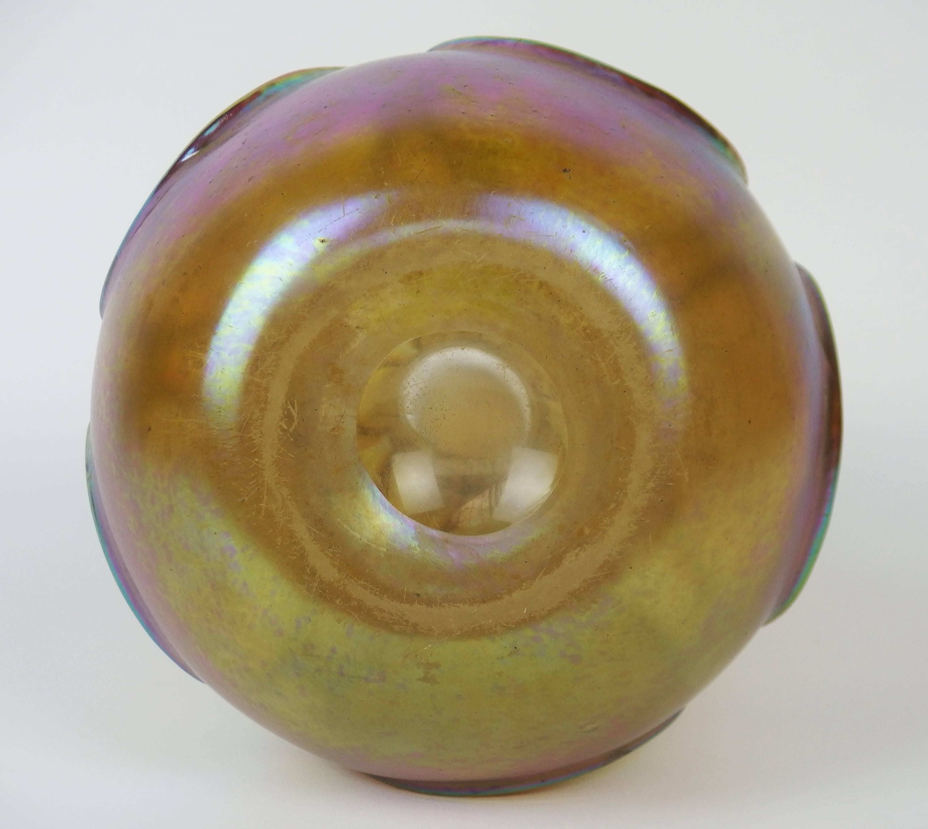 Iridescent Glass Vase by Loetz 2