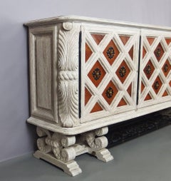 Oak Art Deco sideboard by Jean-Charles Moreux