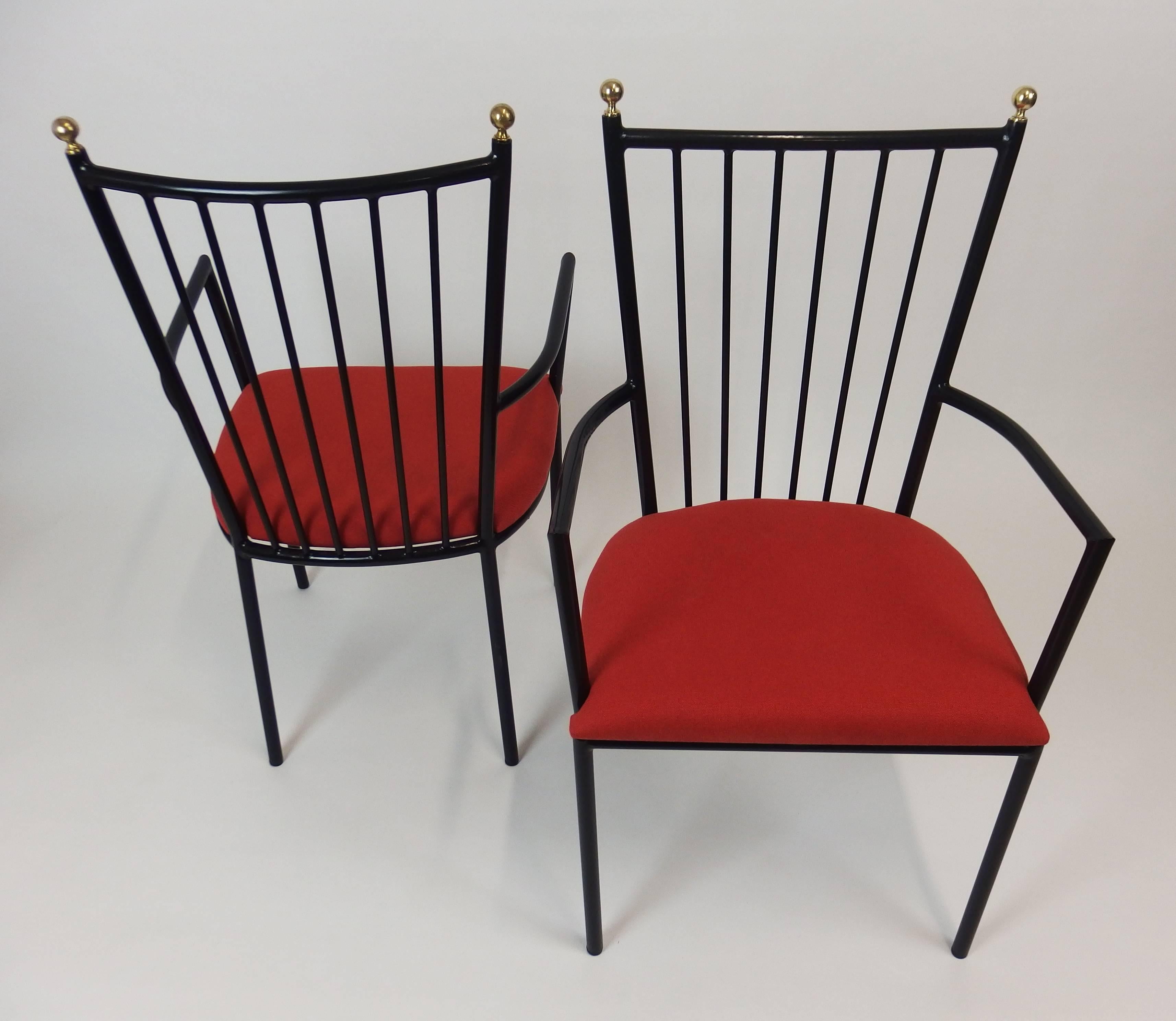 Set of Four Armchairs by Colette Gueden im Zustand „Gut“ im Angebot in Janvry, Essonne