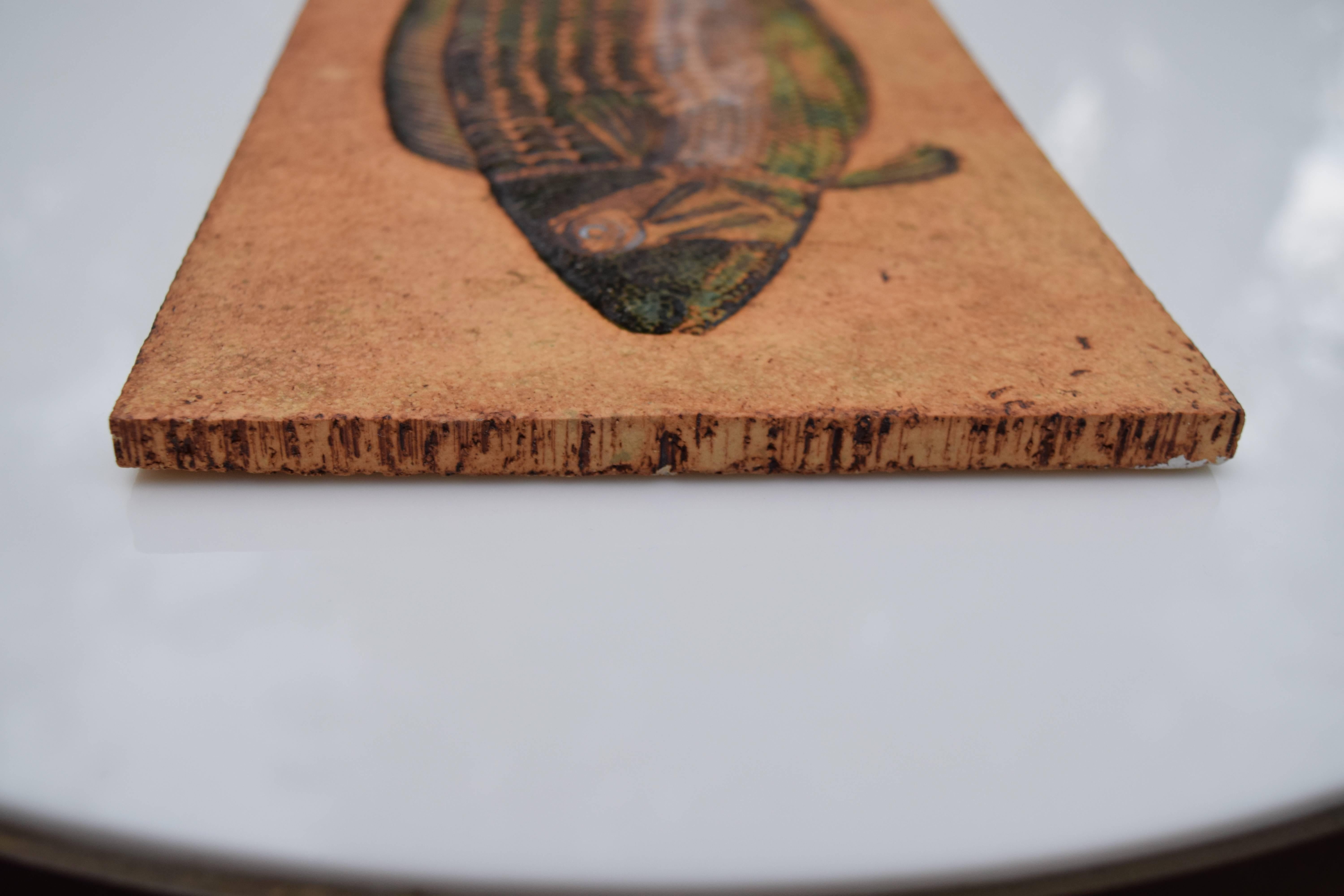 Roger Capron Fish Tile In Excellent Condition In Princeton, NJ