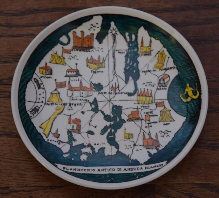 Vintage Fornasetti "Antichi Planisferi" Coasters For Sale at 1stDibs