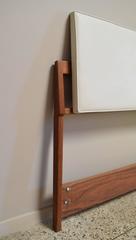 Twin Walnut Headboard by Jens Risom