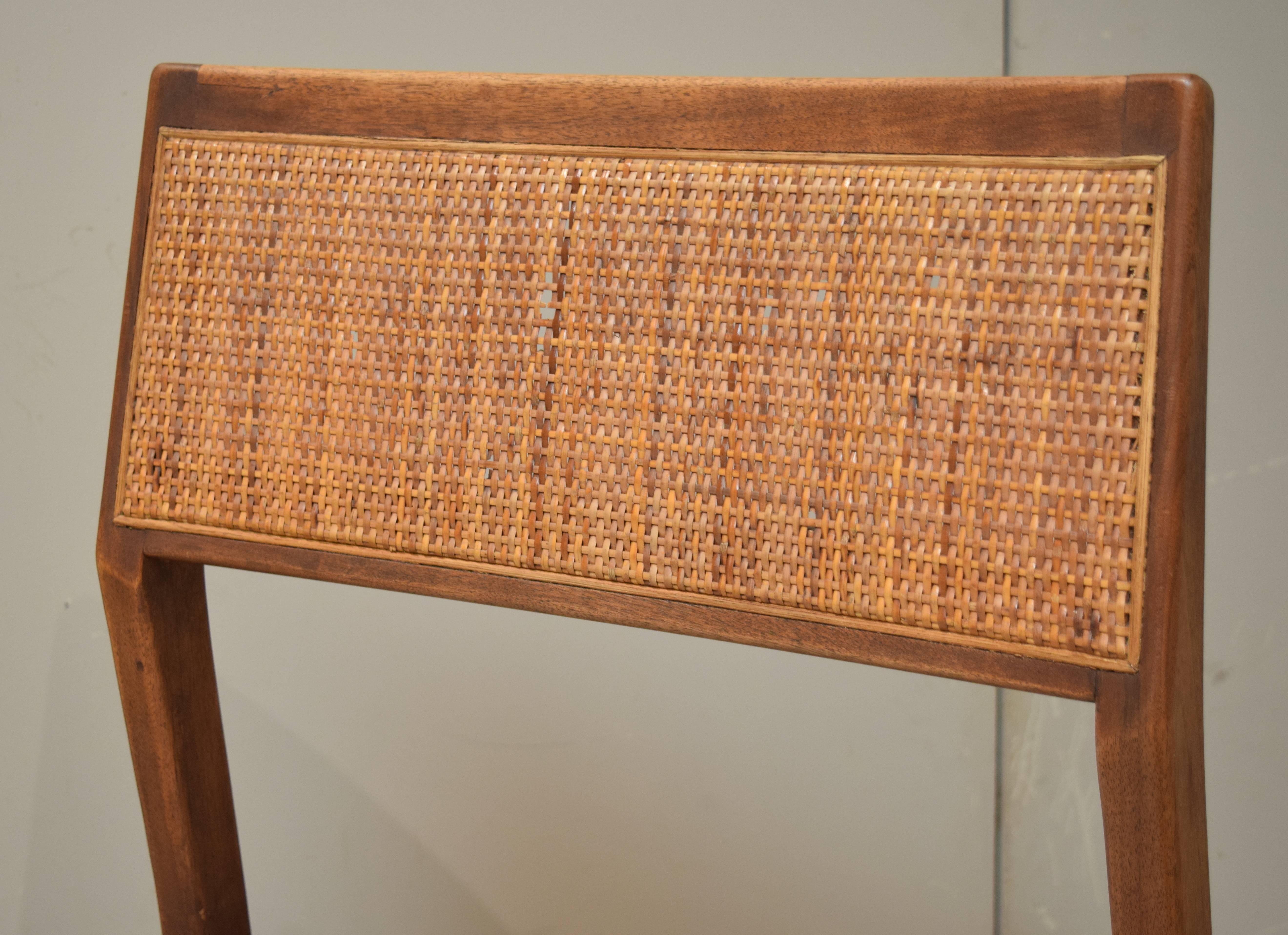 Cane Jens Risom Chair For Sale