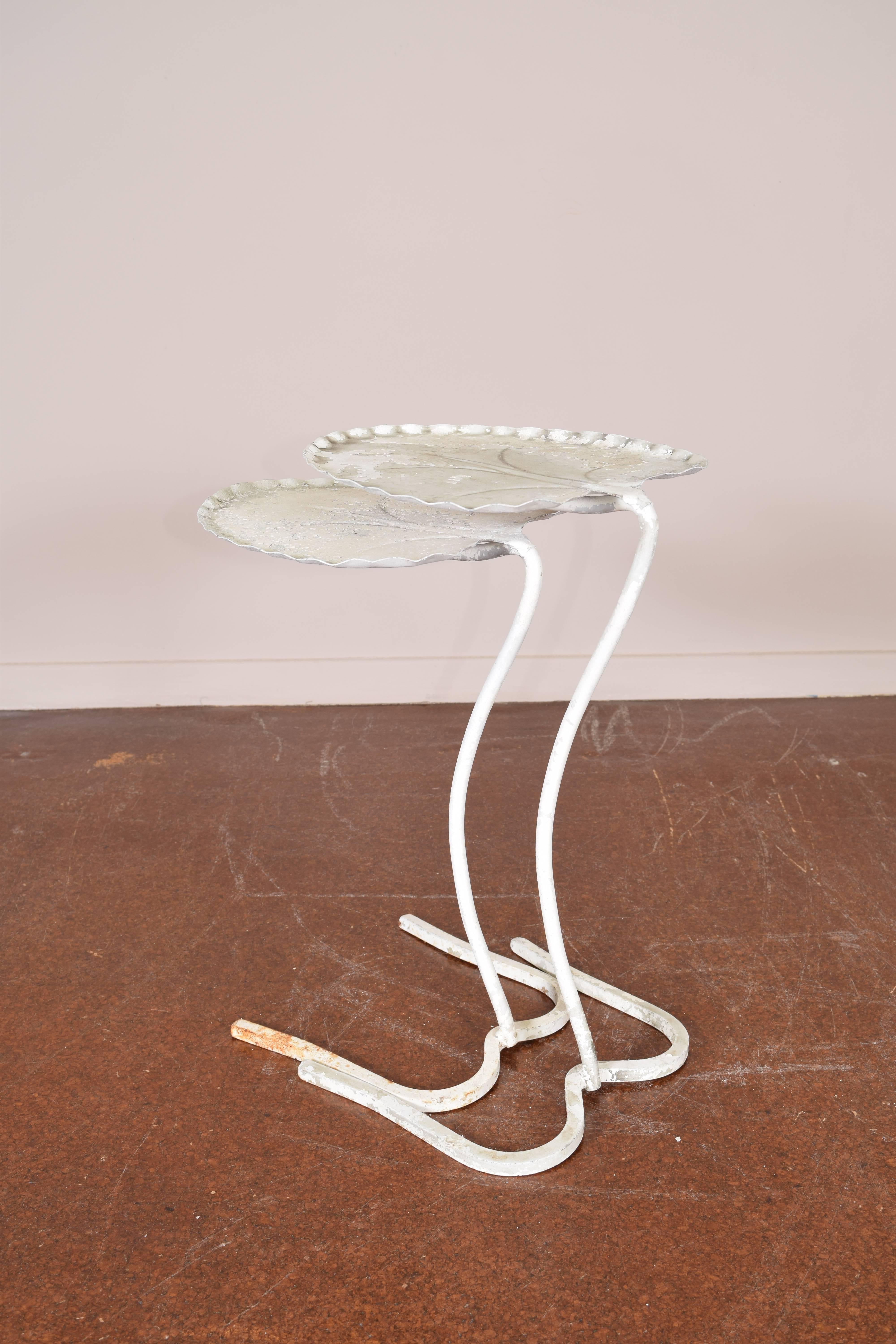 Beautiful pair of nested side tables by John Salterini. Second pair also available; please inquire for details.