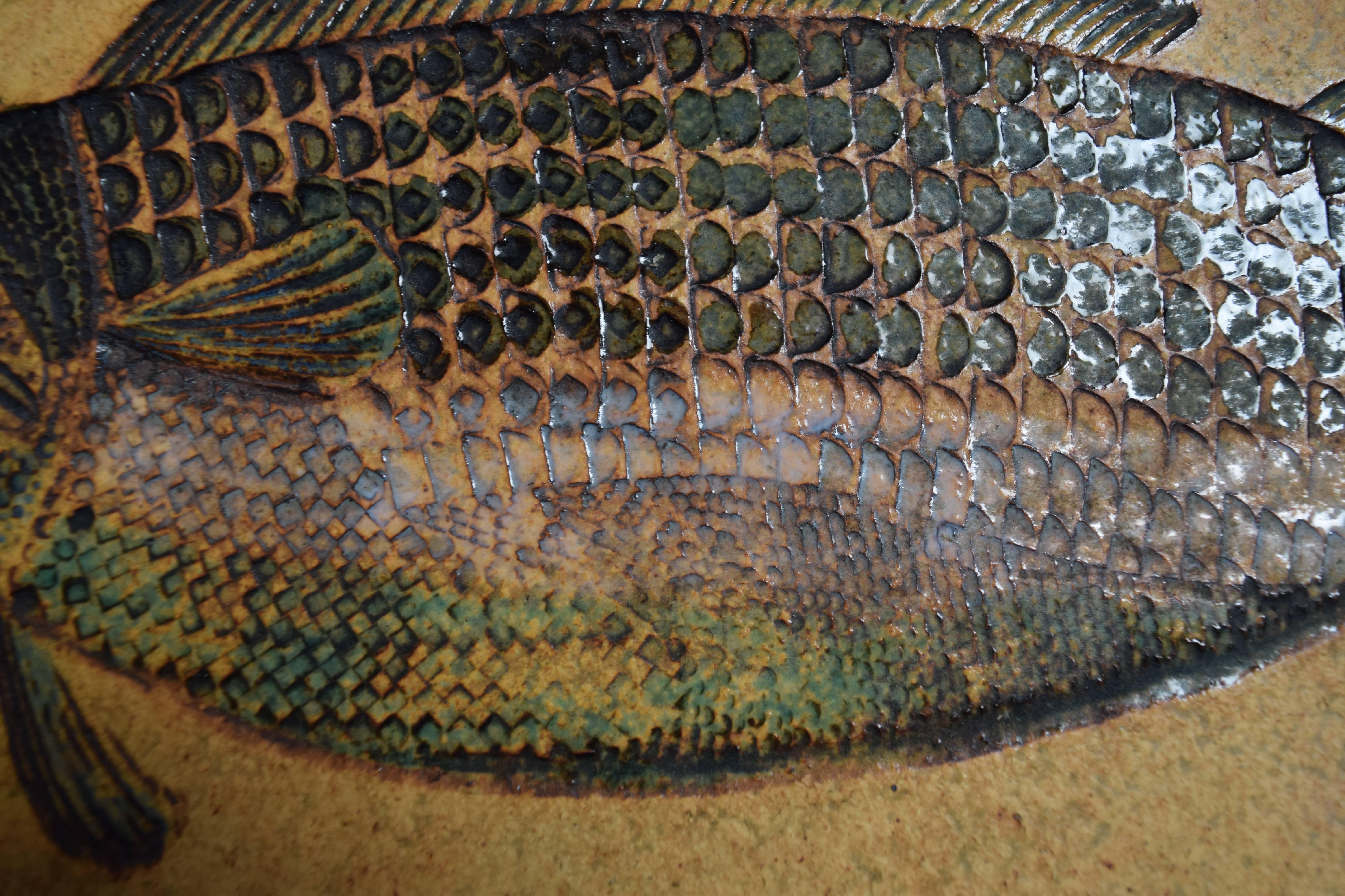 Mid-Century Modern Roger Capron Fish Tile