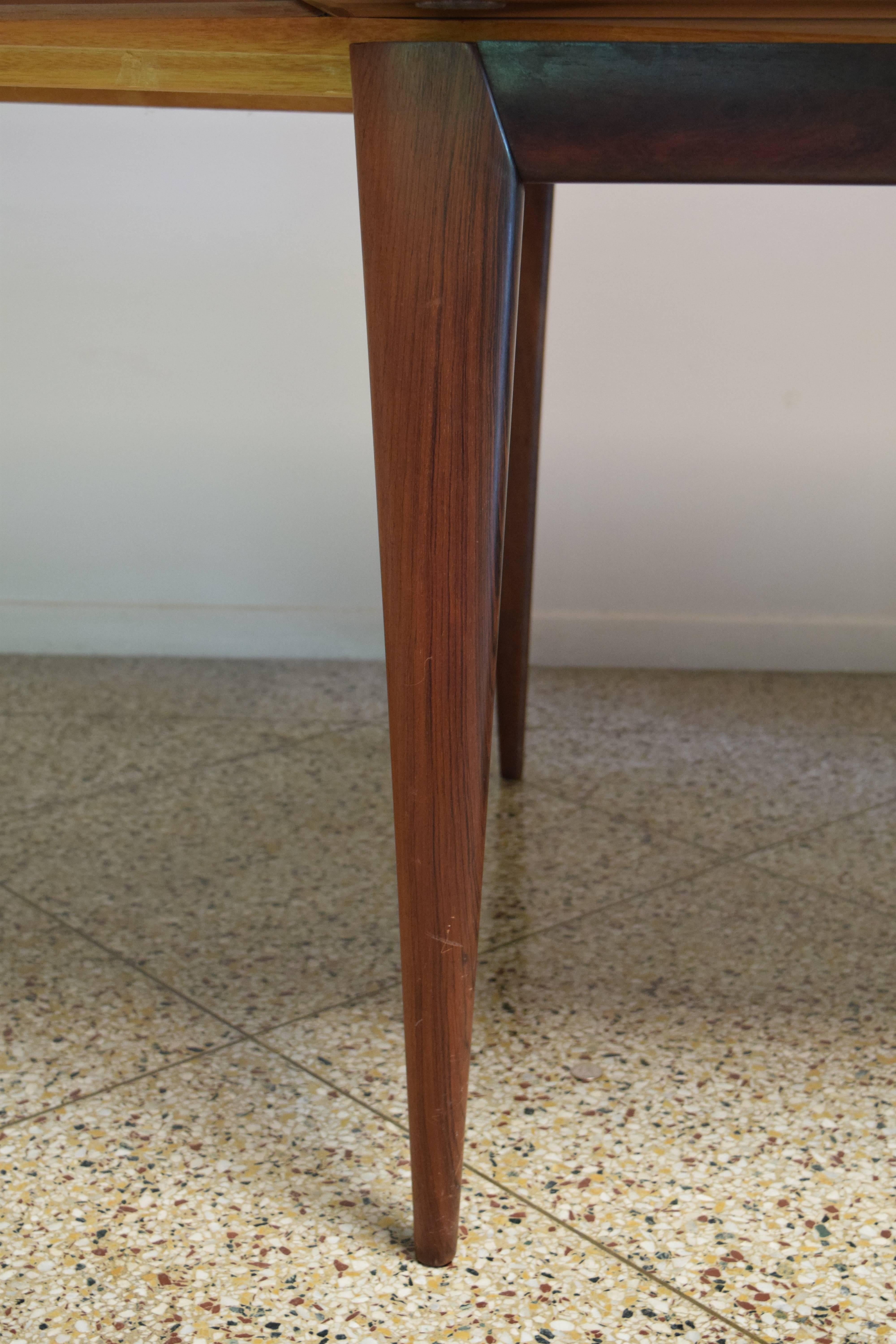 Mid-20th Century Niels O. Møller #12 Table in Rosewood For Sale