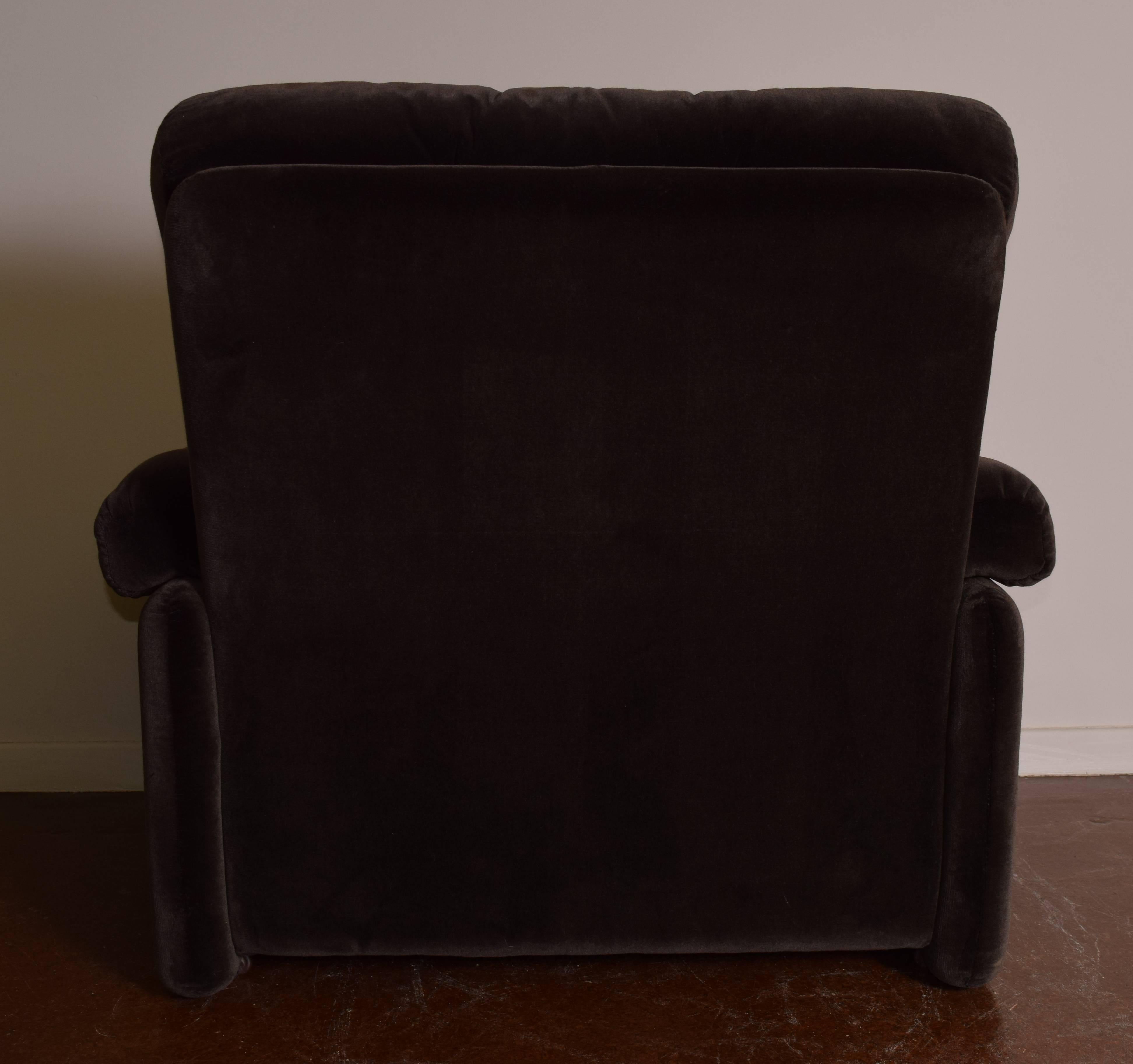 Mid-Century Modern Luxe Tobia Scarpa for B&B Italia Lounge Chair For Sale