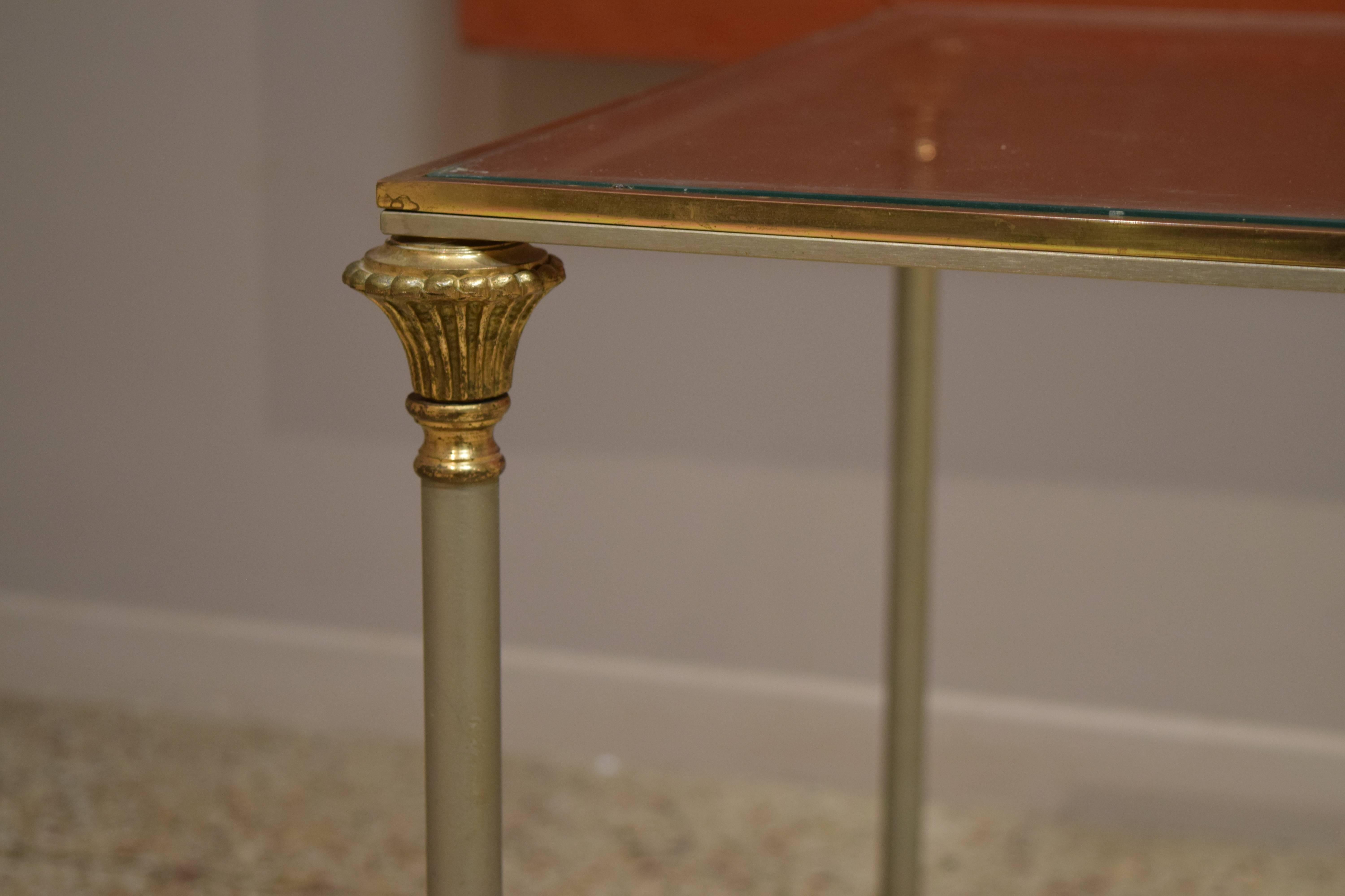 Mid-Century Modern Italian Side Table in the Style of Jansen