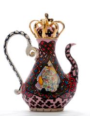 Frederick Douglass and Method Man Teapot, by Roberto Lugo