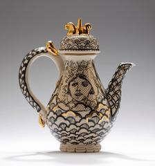 "Joe Frazier and Betsy Ross Teapot" by Roberto Lugo