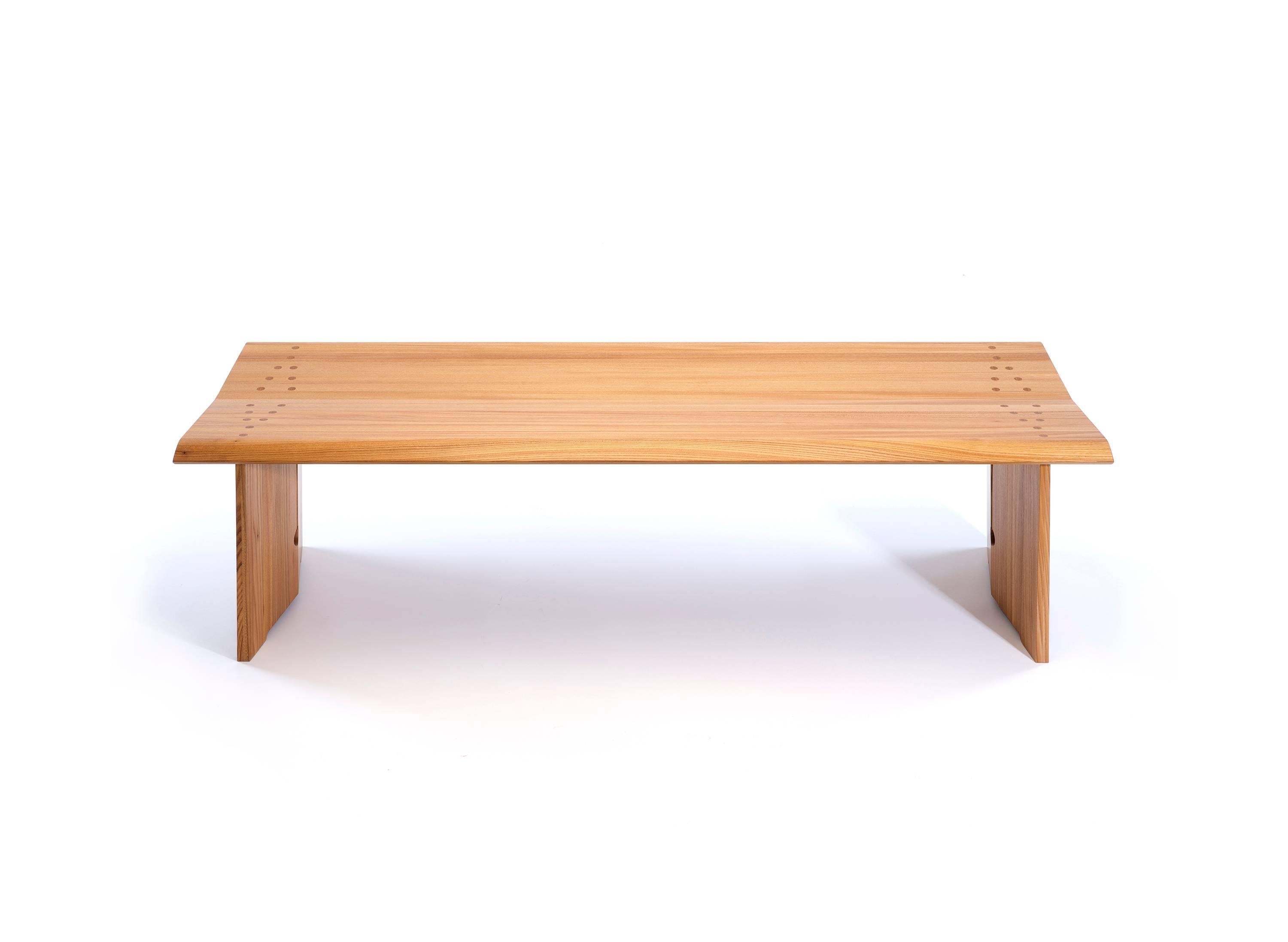 Stingray Bench is a red elm bench made by Michael Hurwitz.

Michael Hurwitz has been making studio furniture since earning a BFA from Boston University’s Program in Artisanry in 1979 and was Head of the Wood Department at University of the Arts,