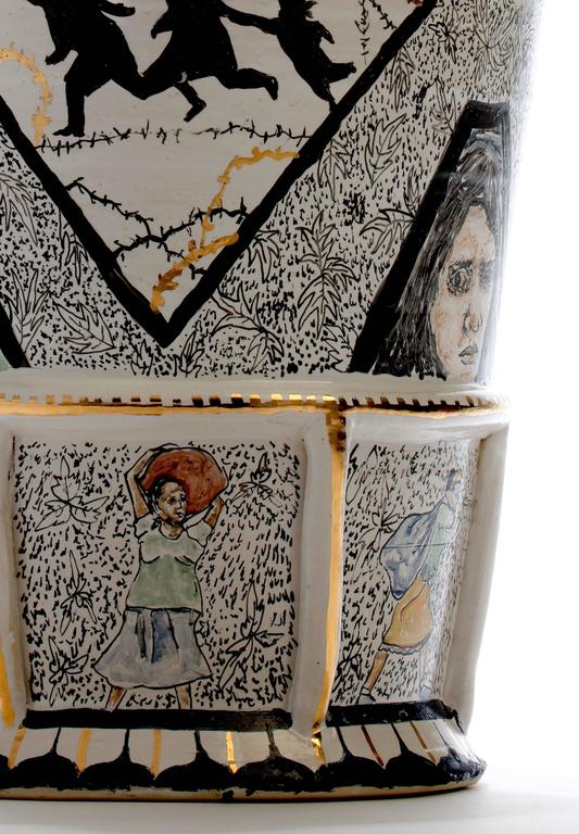 Century Vase III 'American Refuge' by Roberto Lugo at 1stDibs