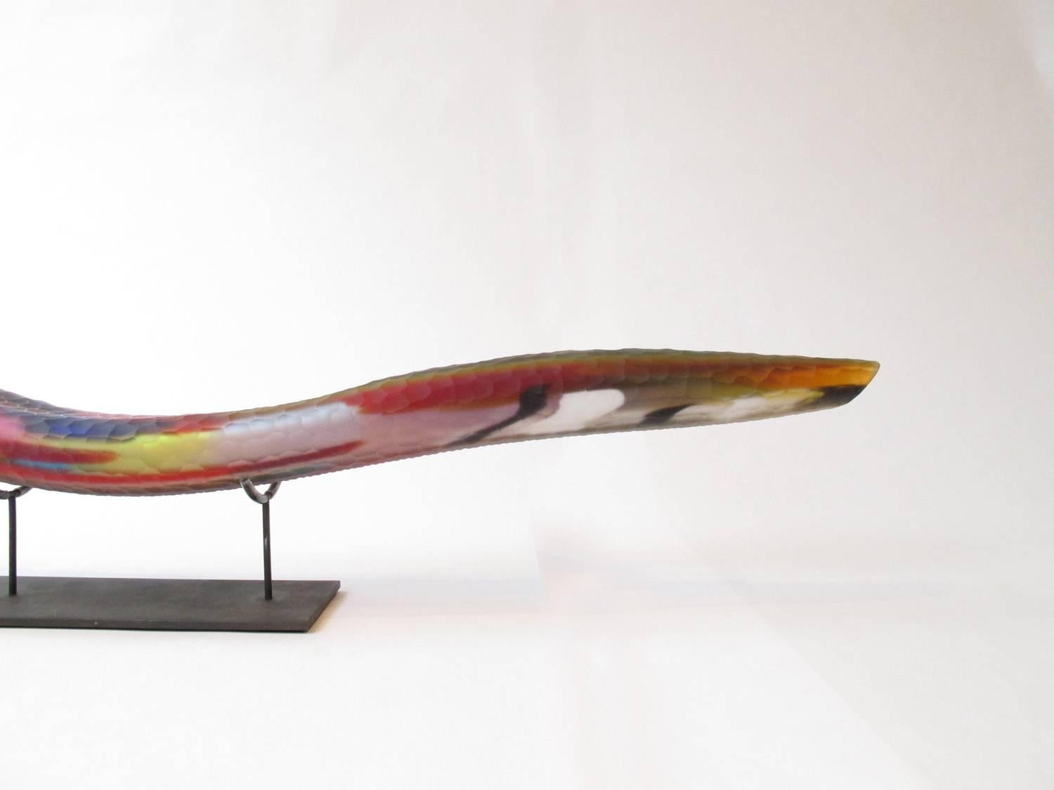 Venice I is a glass sculpture by Alessandro Casson.

Alessandro Casson thinks up and designs his pieces, then to make them, he works with various master glassblowers and craftsmen (smiths, carpenters, glass cold workers).

His vision is to advance