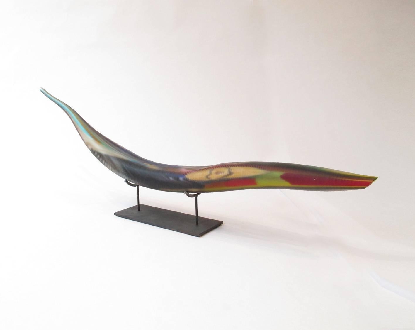 Venice III is a glass sculpture by Alessandro Casson.

Alessandro Casson thinks up and designs his pieces, then to make them, he works with various master glassblowers and craftsmen (smiths, carpenters, glass cold workers).

His vision is to advance