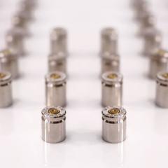 Contemporary Sculptural Wall Hanging in Plexiglass and Bullet Casings